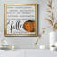 «Fall Giving Thanks» - Reproduction d'art textuel sur toile encadrée-984781824-984781831