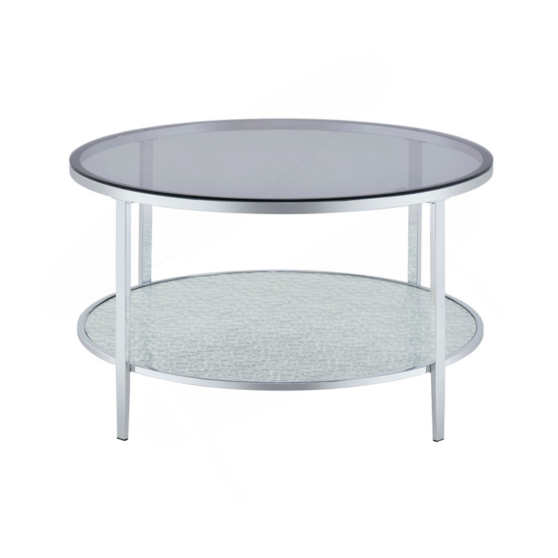 Frostine - Round Coffee Table - Silver