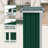 vidaXL Garden Shed Green 45.7"x17.7"x68.9" Galvanized Steel-110584085