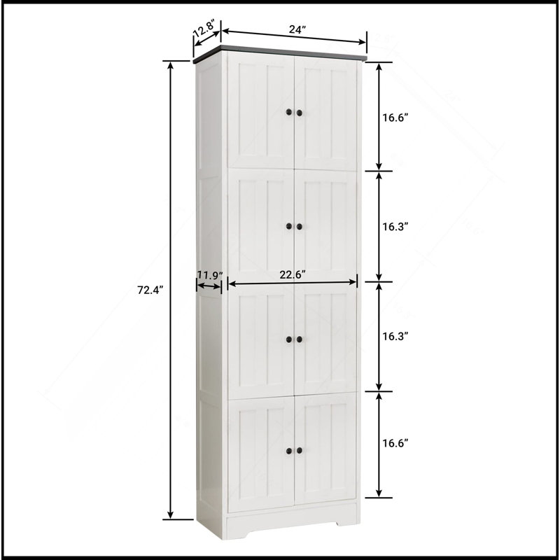 Grande armoire de rangement polyvalente avec de grands compartiments et des portes pour le rangement organisé
