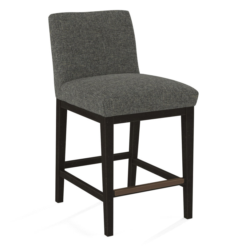 Upholstered Stool, 61536-78, Pecan