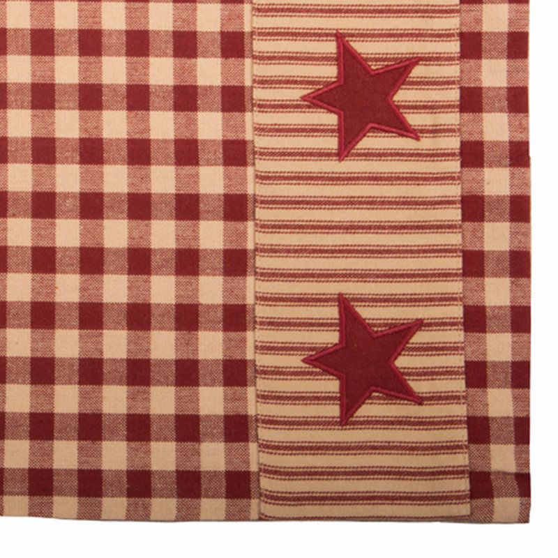 Napperon Rosalind Wheeler, Rouge / beige
