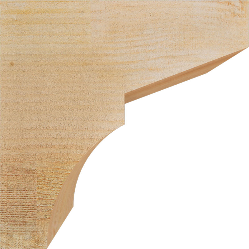 Corbeau Monterey, H 12 po x l 6 po x P 12 po, Sapin de Douglas, Sciage brut