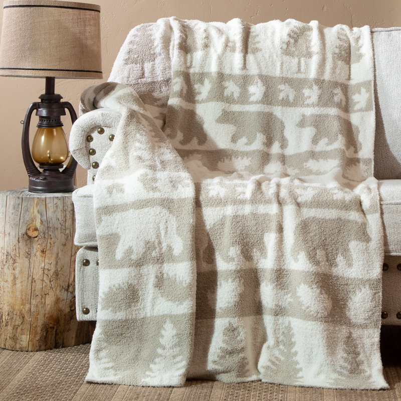 Couverture extensible Forest Parade, Rayure beige rustique