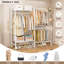 112.15cm Rolling Clothing Rack-1653387623
