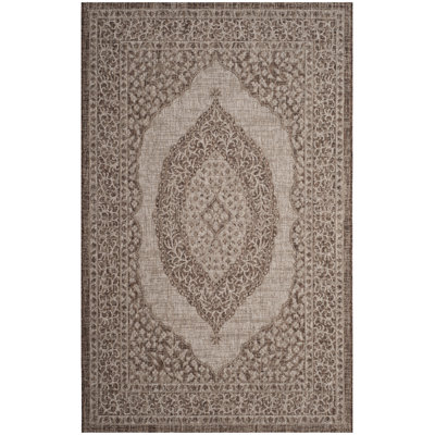 Auburn Looped Indoor/ Outdoor Beige/Light Brown Rug