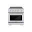 ZLINE Autograph 30 in. Paramount Induction Range with 4 Element Cooktop & Matte Black Accents-2125535534
