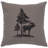 Wooded River Image Pillow - Moose Tree - Cotton Brick-4347011
