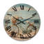 Horloge murale en bois massif Wroblewski-1598545710