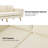 84'' Mid-Century Modern Upholstered Sofa, Solid Wood Frame & Legs, 3-Seat Couch for Living Room-832649630