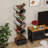Modern Bookcase With 9 Tier Shelves And Drawer, Contemporary Look Design