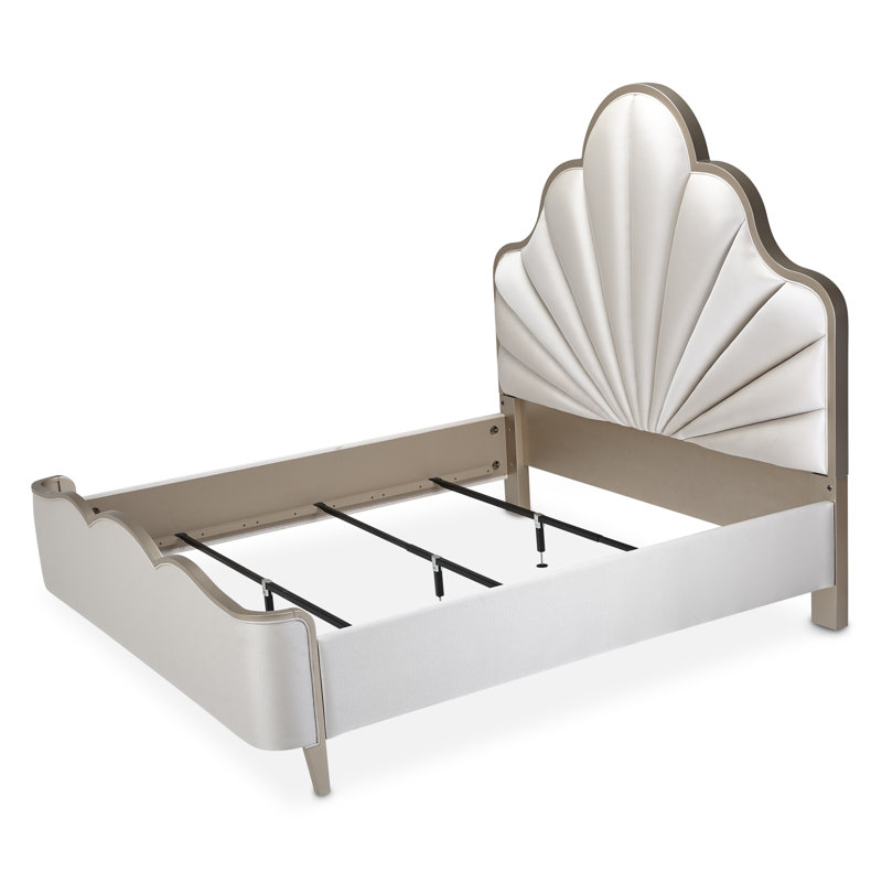 Malibu Crest Upholstered Standard Bed, Queen