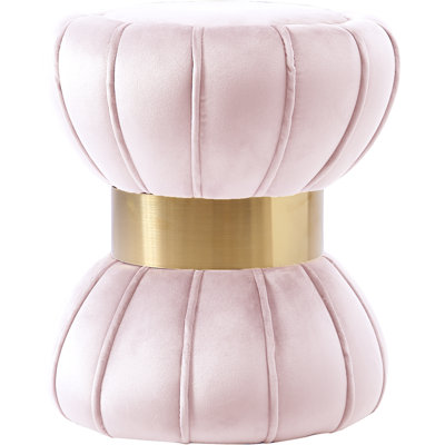 Cerjio Velvet Ottoman
