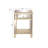 Grillo 1-Drawer Glam Mirrored Nightstand Accent Table