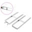 Pisani Dakota Fields Silver Metal Mounting System