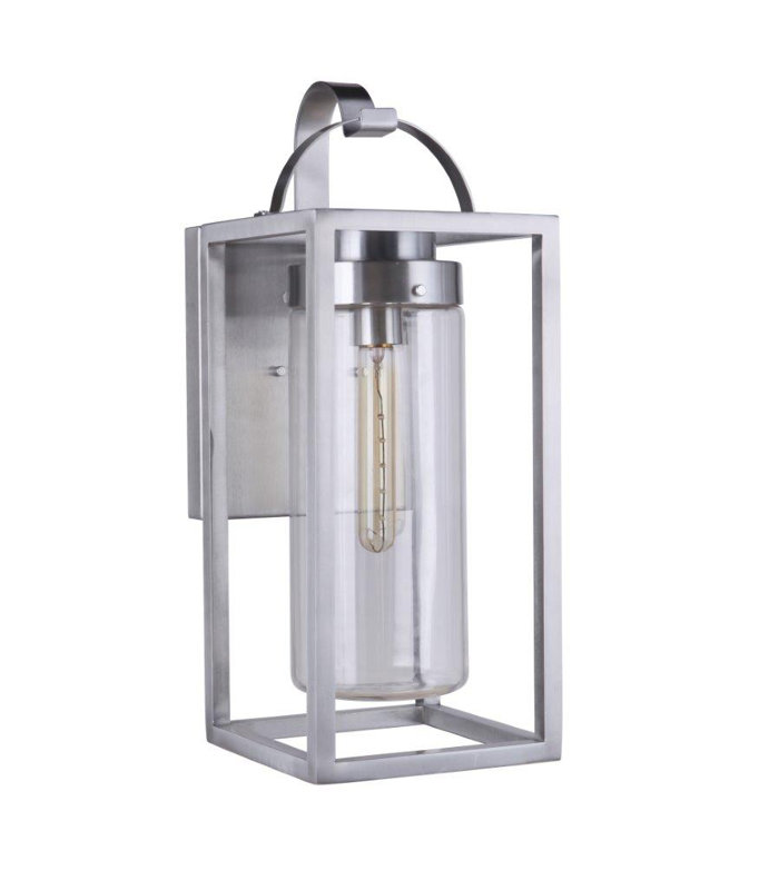 Applique murale Neo, Blanc, H 17 po x l 6,75 po x P 7,76 po, Argent
