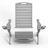 HDPE Adirondack Foldable Chair with Retractable Ottoman-26271879