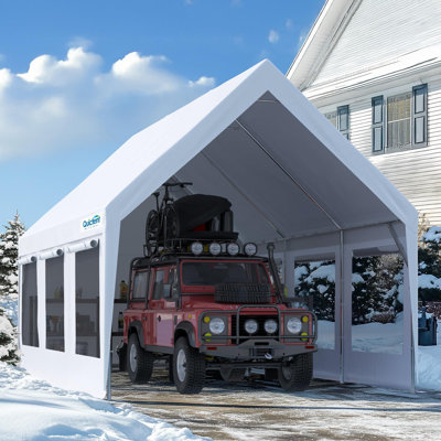 Abri d'auto 10 x 20 pi Quictent avec parois latérales High Peak et ventilation