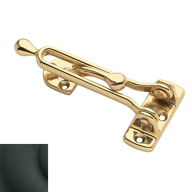 Security Door Guard, Satin Black