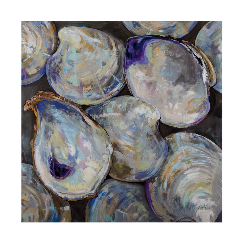 Art sur toile Jeanette Vertentes, H 24 po x l 24 po