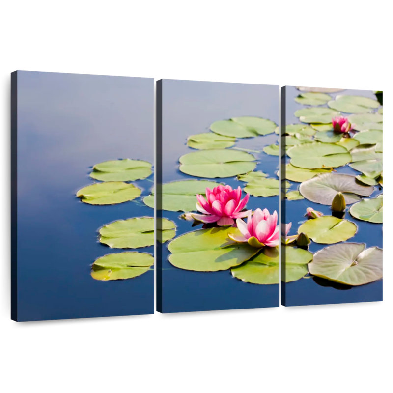 Harnek Sunny Water Lilies, 36" H x 57" W