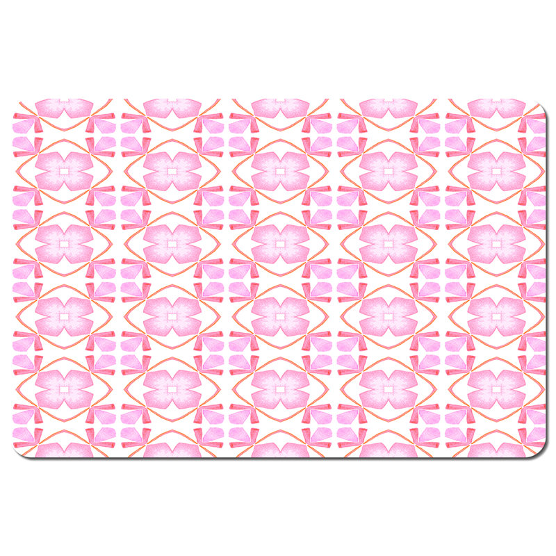 Moy Polyester-Coated Hardboard Geometric Rectangle Placemat