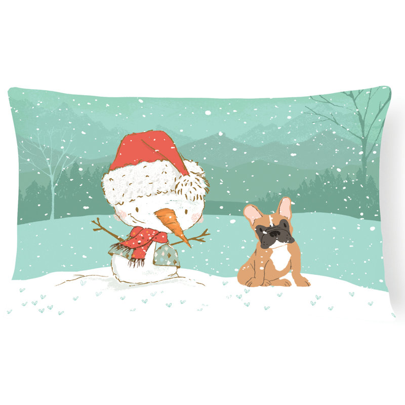  Coussin intérieur / extérieur, Bouledogue français brun clair