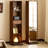 66.93"Household solid wood rotating dressing mirror