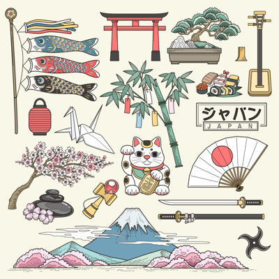 " Japan Travel Elements " by Joyimage