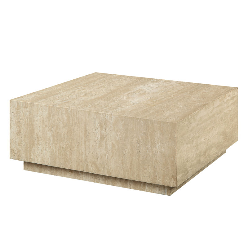 Superbe table de salle à manger beige avec commode en contreplaqué de luxe beige de 113,77 lb, d'une largeur de 35 po