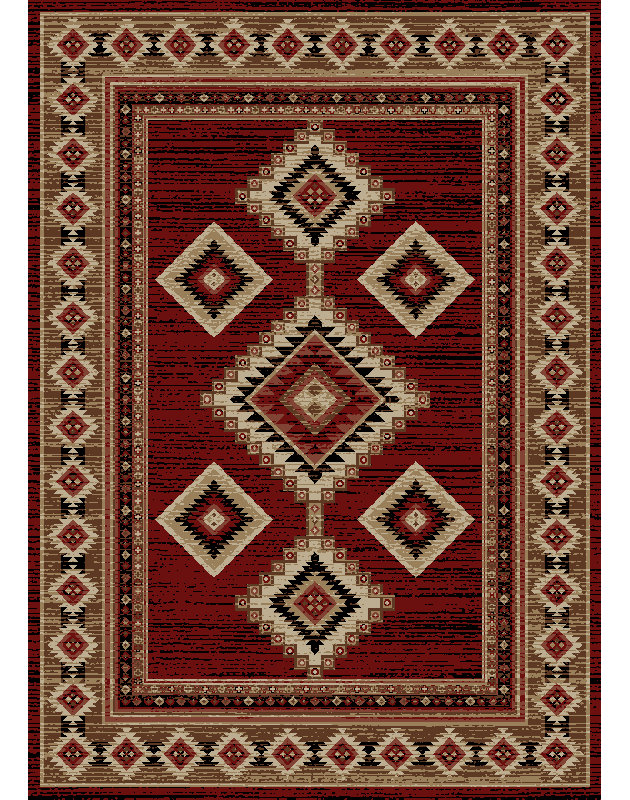 Thunder Red, Runner 2'3" x 7'7"
