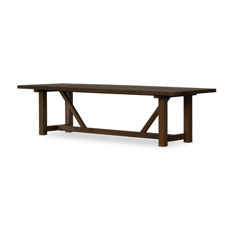 Table de salle à manger Berks, Noyer foncé