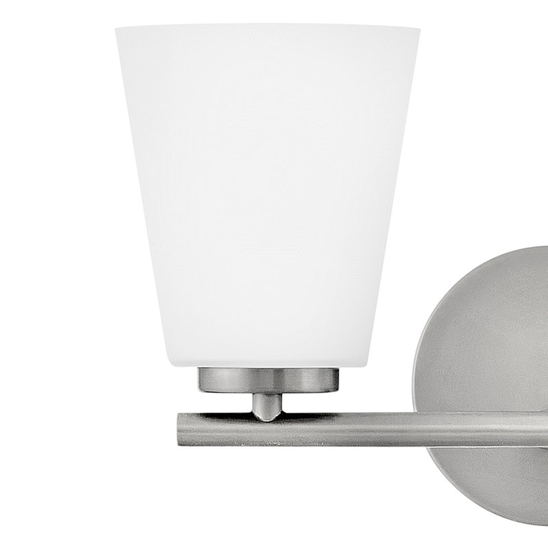Lark Bri Bathroom Vanity Light, Silver