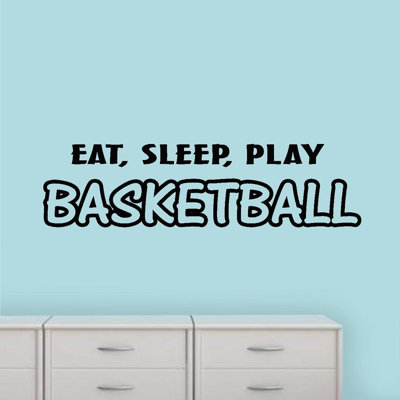 Décalcomanie murale basket sleep play Donegore