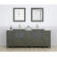  Ensemble de meuble-lavabo double encadré 84 po-106870364