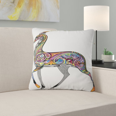 Coussin décoratif antilope à couleur animale