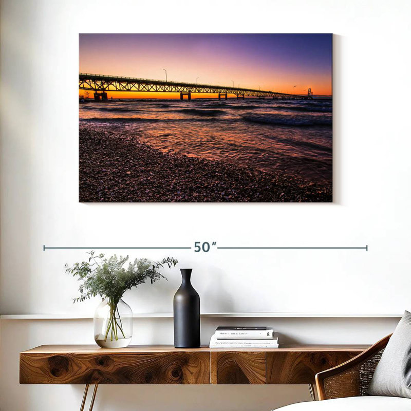 Lilie Mackinac Beach Sunset, 26" H x 39" W