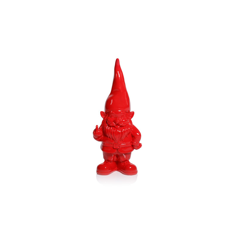 Figurines de table Whimsical Fun Gesture Gnome, H 7 po x l 3 po x P 1,75 po