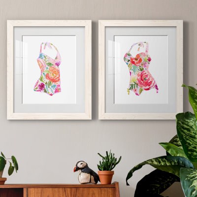 Ensemble de reproduction de peinture tropicale I - 2 pièces
