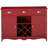 Arborvine Buffet Server Console Table With 9 Bottle Wine Storage