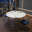  Table de salle à manger en pierre frittée 53 "Calacatta Luxe-125383995-125383999
