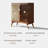 Retro Walnut Solid Wood Sideboard
