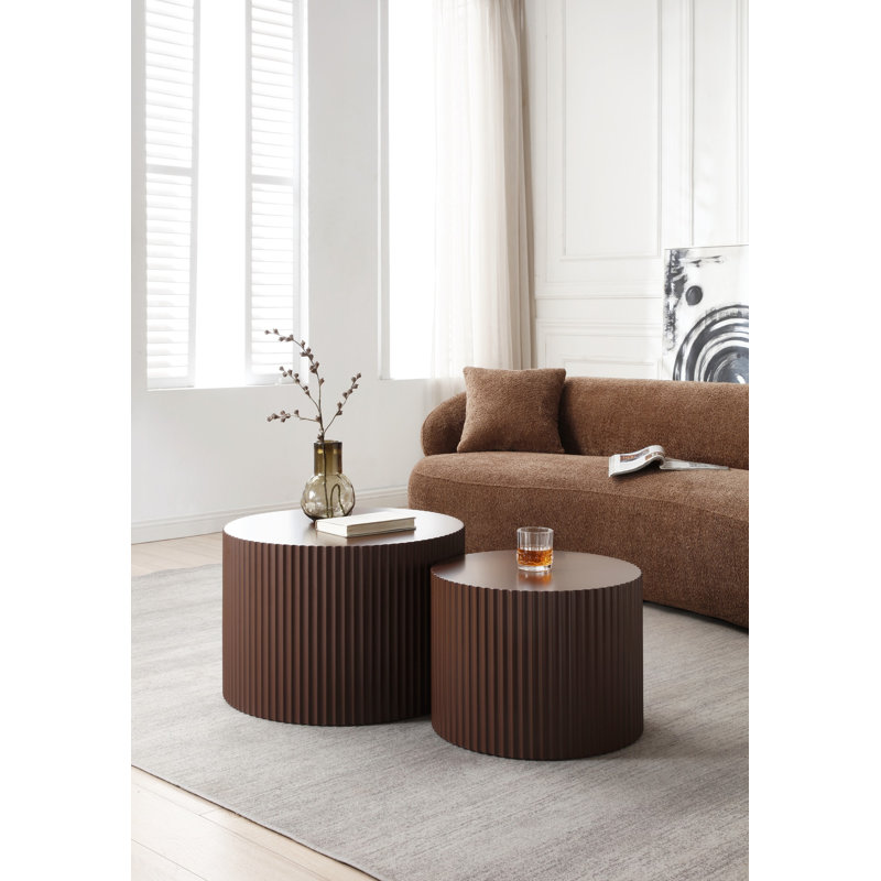 Charleson Nesting Coffee Table, Dark Brown