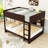 Queen-Over-Queen Bunk Bed With Shelves And Charging Station-843971446