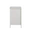 Table de chevet blanche moderne pour couloir - avec poste de charge portuaire