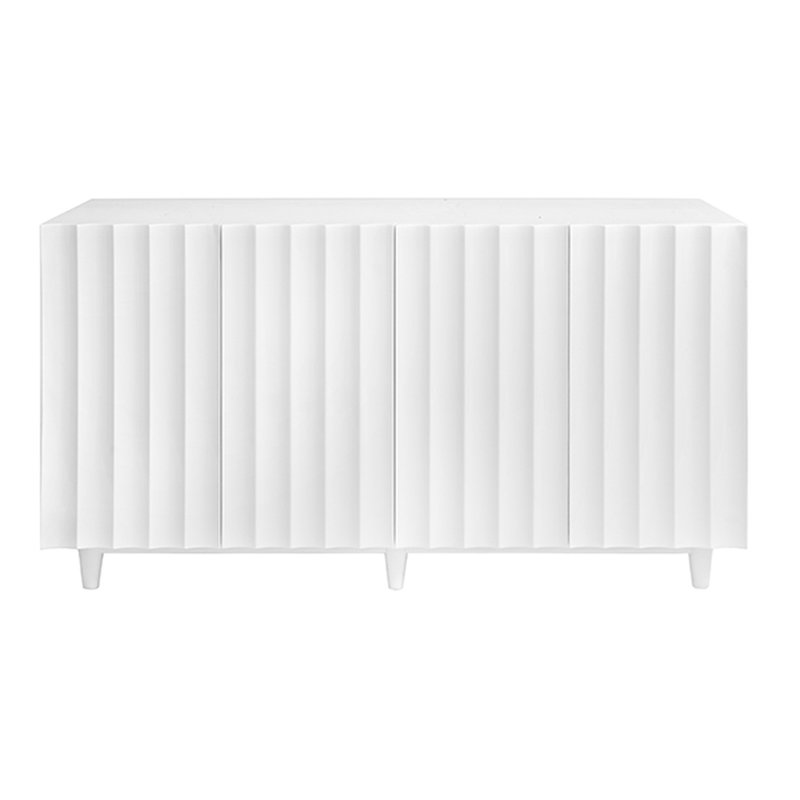 Odette 60'' Sideboard, White Lacquer