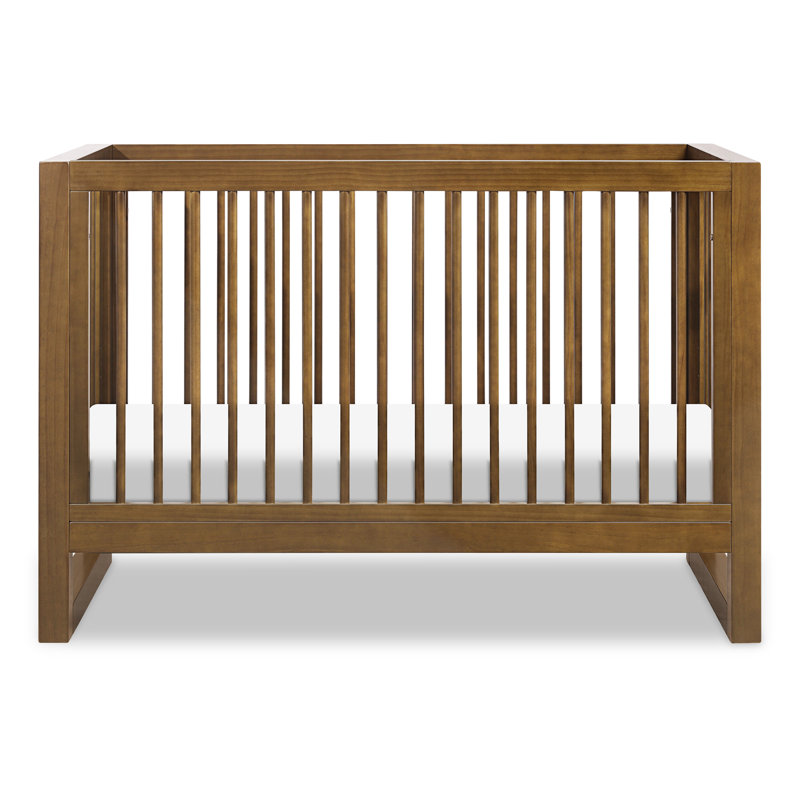 Nantucket Greenguard Gold Certified 3 -in-1 Convertible Crib, Natural Walnut