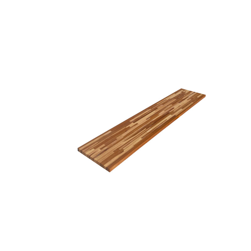 Dessus Knya Butcher Block, Noyer blanc, 1,5 po x 26 po x 84 po