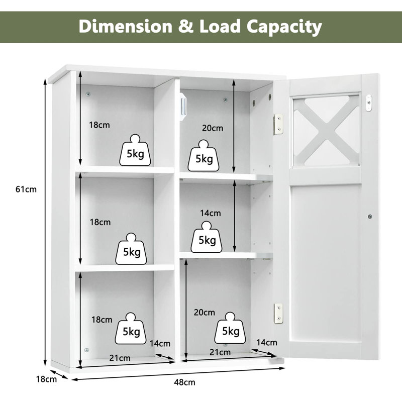 Earlon Wall Bathroom Cabinet