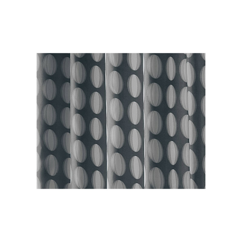 Cell Geometric Shower Curtain, Gray